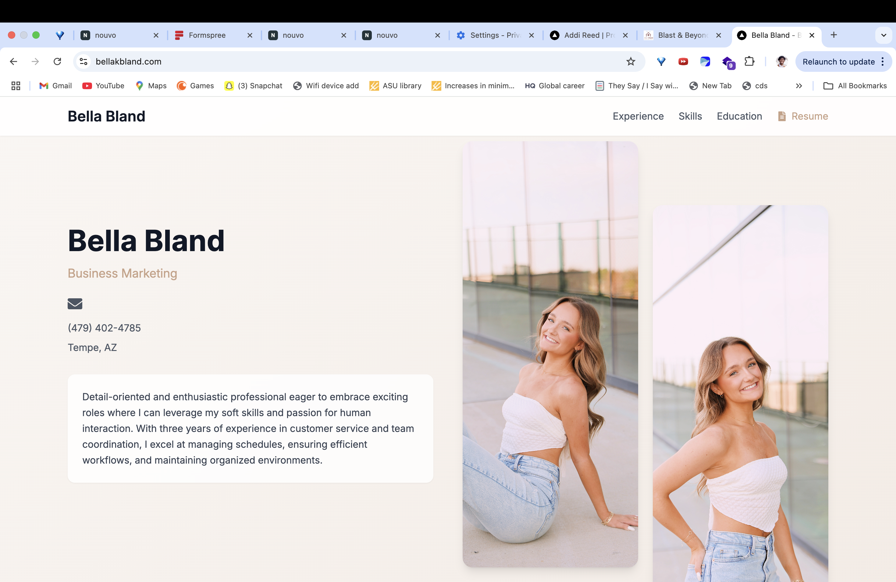Resume Website